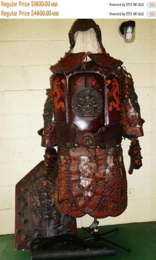 onsale Laque en bronze chinois General Armor - Propriété de l'étage