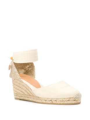 Carina lace-up wedge espadrilles