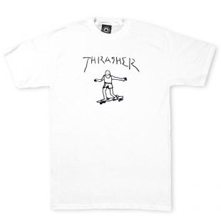 thrashers - Gonz T-Shirt By Mark Gonzales (White)