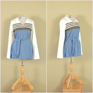 Pull de bloc de couleur en V