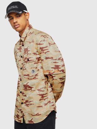 S-RONNIE Homme: Surchemise camouflage | Diesel