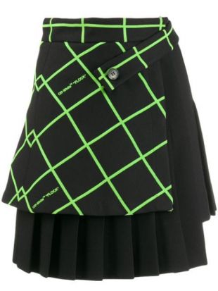 Off-White Multipanel Mini Skirt - Farfetch
