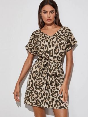 Robe imprimé léopard