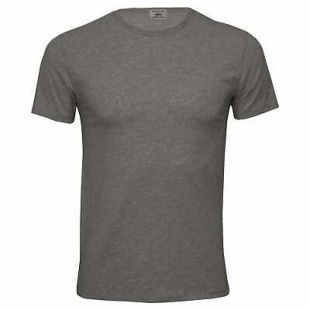 ebay - Replay Classic Stretch Cotton Crew-Neck T-Shirt Homme, Gris