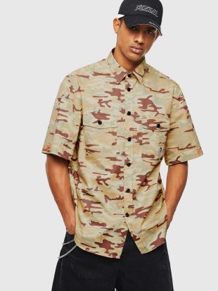 S-RONNIE Homme: Surchemise camouflage | Diesel