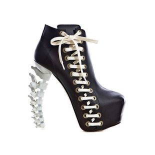 Spine Heel Ankle Boots