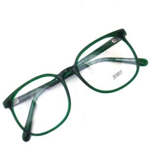 Vintage Da Vince Boutique 3 Rouge Transparent Or Ovale Lunettes Monture