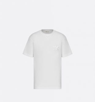 T-shirt oversize DIOR AND SHAWN Jersey de coton blanc - Prêt-à-porter - Mode Homme | DIOR