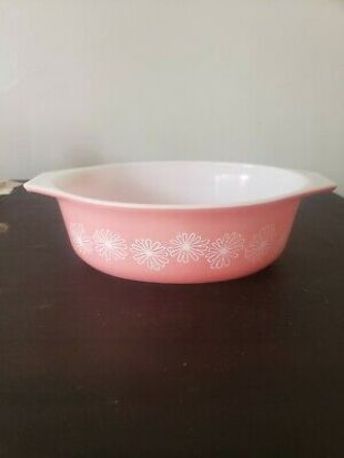 Pyrex Pink Daisy 043 No Lid