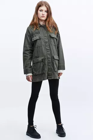 Veste style militaire en lin The Outback