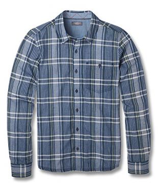 Beckmen LS Slim Shirt, Medium Indigo, L