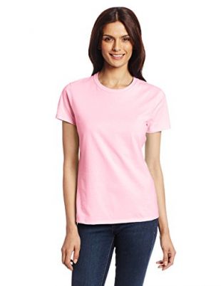 Hanes - Hanes Women's Nano T-Shirt, X-Large, Pale Pink