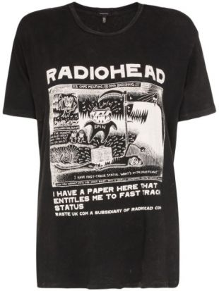 R13 t-shirt Radiohead - Farfetch