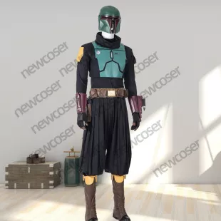 Mandalorian Boba Fett Cosplay Costume Hard Leather Armor Vest