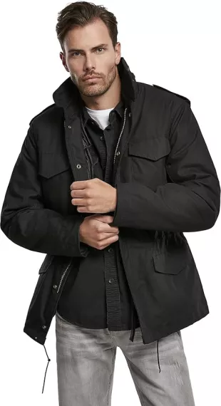 Men's M65 Classic Field Jacket - Vintage Style All-Season Outerwear with Removable Quilted Liner