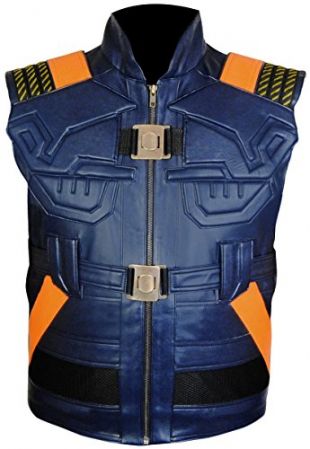 Black Panther Erik Killmonger Vest from Black Panther Movie - Michael B Jordan Blue Vest