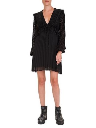 Flock Leopard-Print Dress