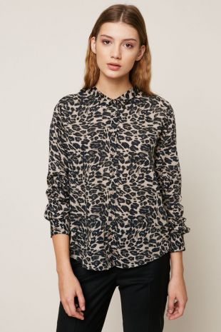 Chemise léopard