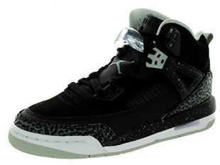 Nike Jordan Spizike BG, Chaussures de Sport garçon - différents Coloris - Noir/Gris/Blanc (Noir/Gris Froid - Brume Grise - Blanc), 38 EU