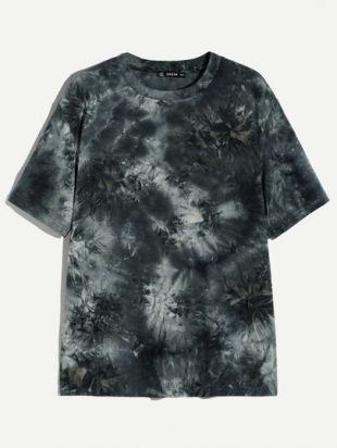 T-shirt tie dye - noir & blanc