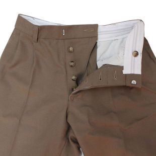 Harrison Ford "Indiana Jones" Pants / Trousers 100% Wool Cavalry Twill