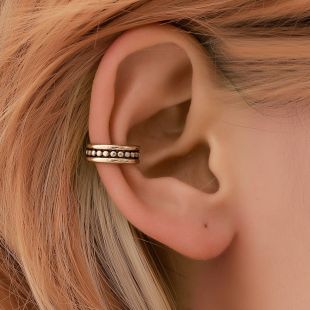 Simple U-shaped Ear Cuff Rose Gold Earrings for Women Ear Clip Female Clip Earrings Without Piercing