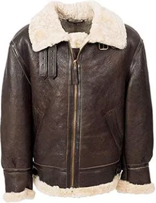 Shearling Leather Jacket of Molly Woods 