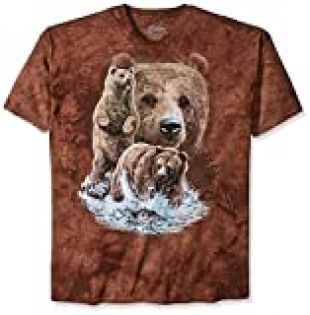 Find 10 Brown Bears Adult T-Shirt, Brown