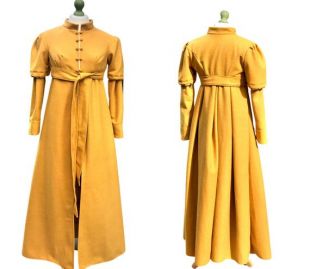 Regency Mustard Empire line coat