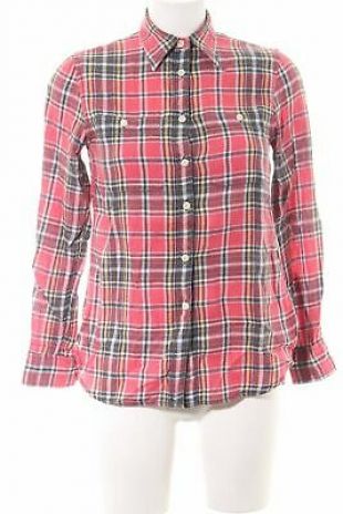 Chemise à manches longues à motif à carreaux