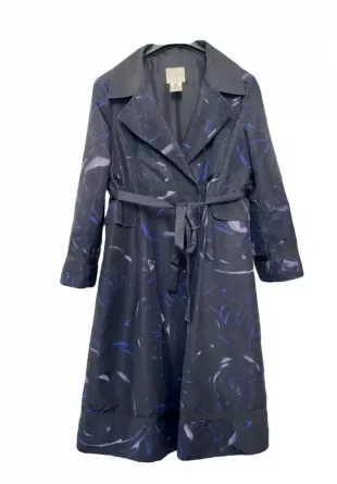 Printed Trench Coat