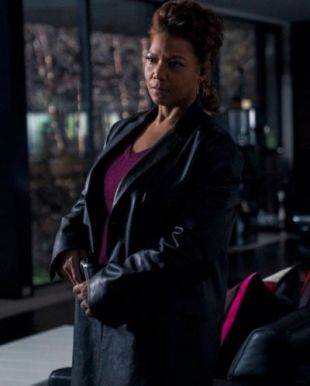 The Equalizer - Queen Latifah Leather Coat