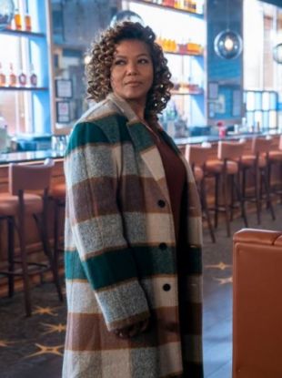 The Equalizer Queen Latifah Checked Coat - Customize Jackets