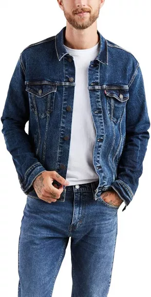 The Trucker Jacket, Medium Stonewash, X-Large