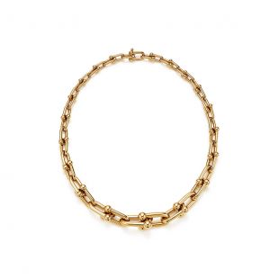 Tiffany HardWear graduated link necklace in 18k gold