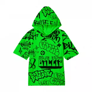 Green Graffiti Hoodie
