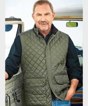 Green Quilted Vest