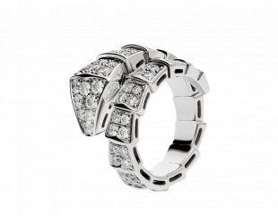 Serpenti Viper White gold Ring 345209 | Bvlgari