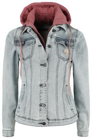 Veste en Jean délavé