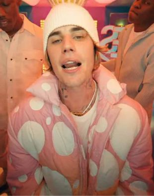 Justin Bieber Peaches Puffer Jacket
