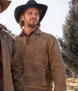 Yellowstone Luke Grimes (Kayce Dutton) Leather Jacket