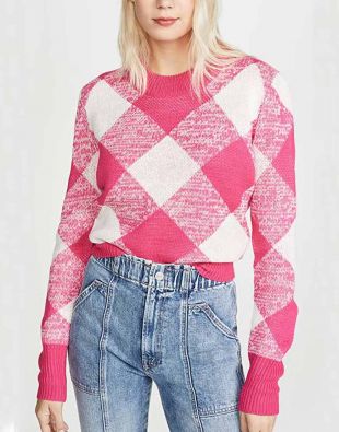 Lili Reinhart Pink Sweater