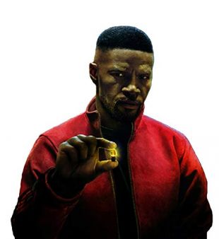 Project Powerr Netflixx Series Jamie Foxx Red Suede Leather Jacket for Men's (Red Cherry, X-Large)