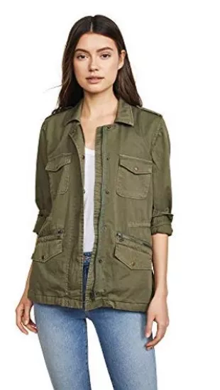 Lily Aldridge for Velvet Ruby Jacket, Forest, Green, Large