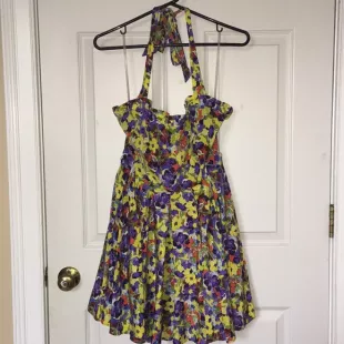 Alice + Olivia - Terry floral halter dress