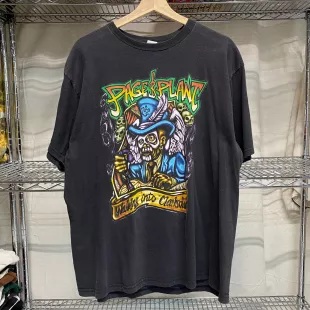 Vintage Jimmy Page & Robert Plant 1998 Walking Clarksdale Tour Band Tee