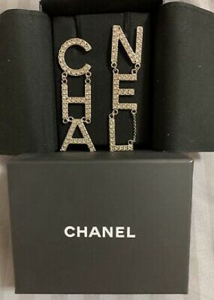 Chanel Letter Logo Earrings