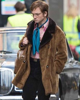 Rocketman Taron Egerton Coat | MovieLeatherJackets
