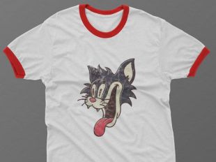 Crazy Smiling Cat - Patrick Hockstetter T-Shirt | Cosplay, Réplique, Prop