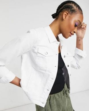 Vero Moda - Vero Moda denim jacket in white